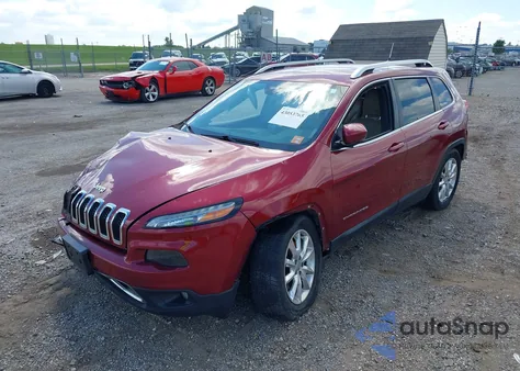 2016 Jeep Cherokee Limited z USA, uszkodzony, nr VIN 1C4PJMDS1GW120637